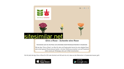 Give-a-rose similar sites