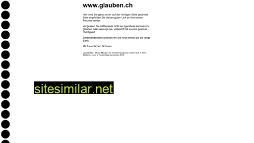 glauben.ch alternative sites