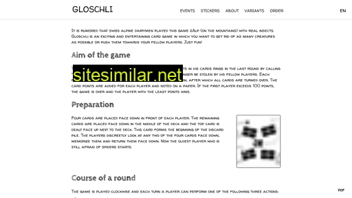 gloschli.ch alternative sites