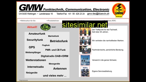 gmw-funktechnik.ch alternative sites