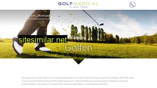 golfmedical.ch alternative sites