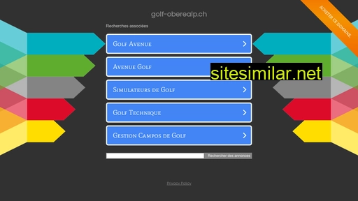 golf-oberealp.ch alternative sites