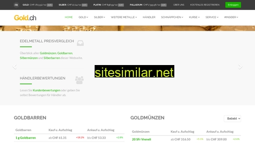 gold.ch alternative sites