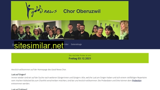 goodnewschor.ch alternative sites