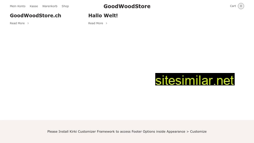 goodwoodstore.ch alternative sites