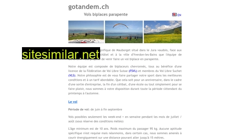 gotandem.ch alternative sites