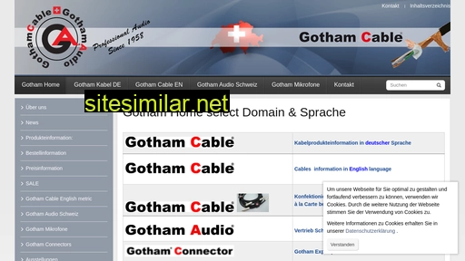 gotham-cable.ch alternative sites