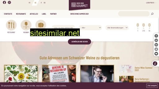 gourmet.swisswine.ch alternative sites