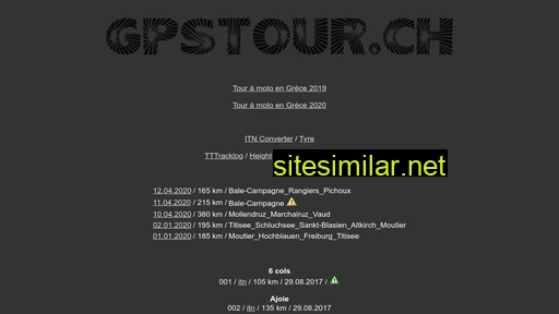 gpstour.ch alternative sites