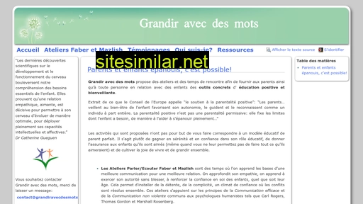 grandiravecdesmots.ch alternative sites