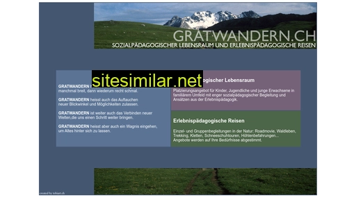 gratwandern.ch alternative sites