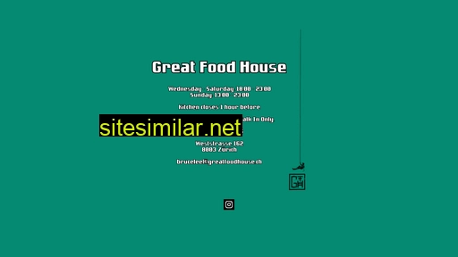 greatfoodhouse.ch alternative sites