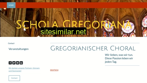 gregorianik.ch alternative sites