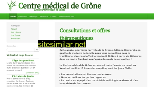 grone-sante.ch alternative sites