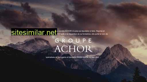 groupe-achor.ch alternative sites