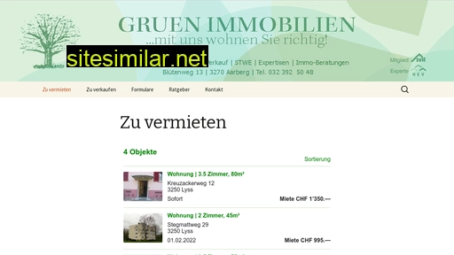 gruenimmo.ch alternative sites