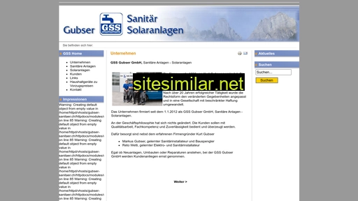 gubser-sanitaer.ch alternative sites