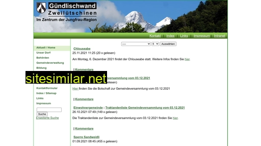 guendlischwand.ch alternative sites