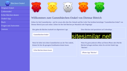 gummibaerchen-orakel.ch alternative sites