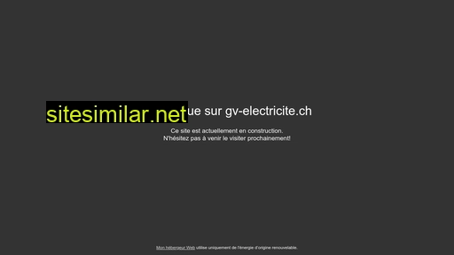 gv-electricite.ch alternative sites