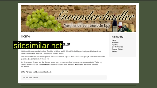 gwunderchaeller.ch alternative sites