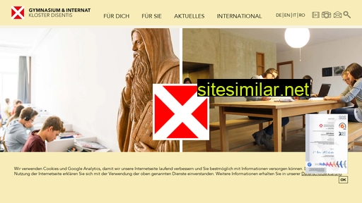 gymnasium-kloster-disentis.ch alternative sites