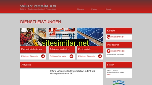 gysin-elektro.ch alternative sites