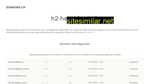 h2-heroldtaxi.ch alternative sites