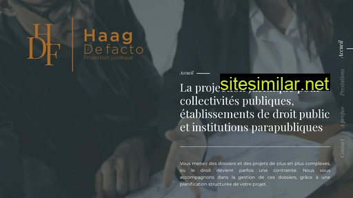 Haagdefacto similar sites