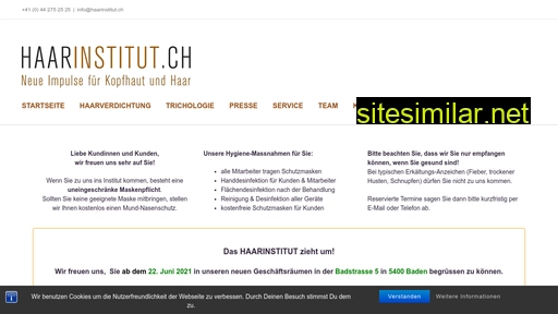 haarinstitut.ch alternative sites
