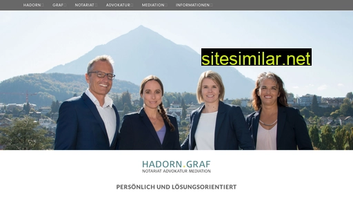 hadorngraf.ch alternative sites