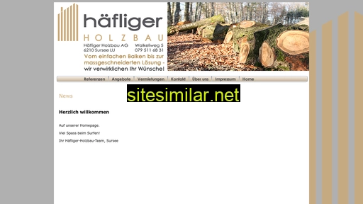 haefliger-holzbau.ch alternative sites