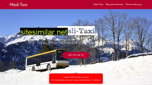 Haesli-taxi similar sites