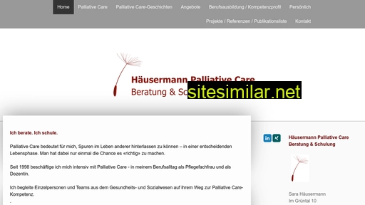 haeusermann-palliative.ch alternative sites