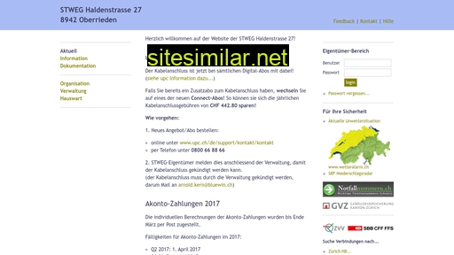 haldenstrasse27.ch alternative sites