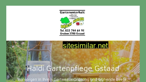 haldi-gartenpflege.ch alternative sites