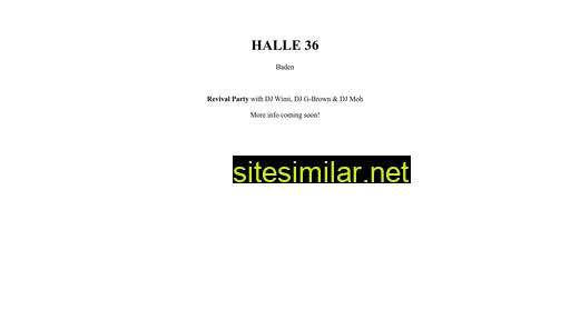 halle36.ch alternative sites