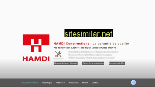 hamdiconstructions.ch alternative sites