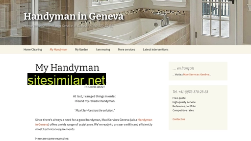 handyman-in-geneva.ch alternative sites