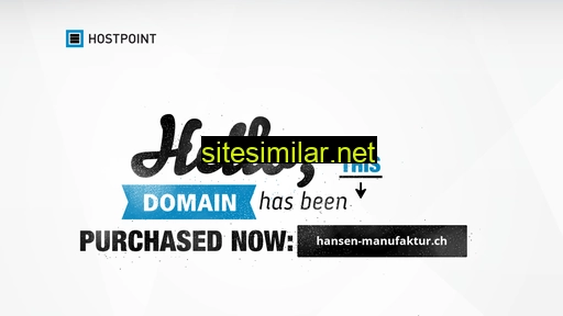 hansen-manufaktur.ch alternative sites