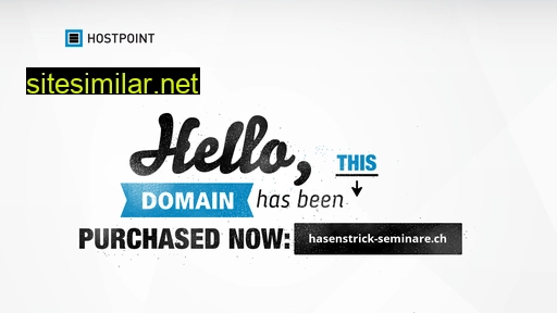 hasenstrick-seminare.ch alternative sites