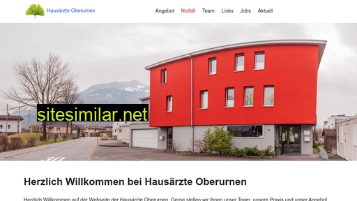 hausaerzteoberurnen.ch alternative sites