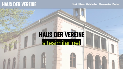 hausdervereine.ch alternative sites