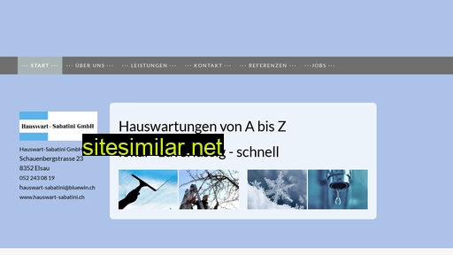 hauswart-sabatini.ch alternative sites