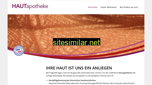 haut-apotheke.ch alternative sites