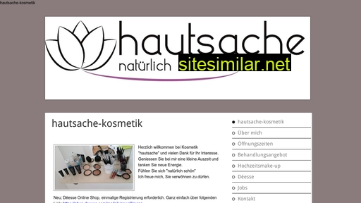 hautsache-kosmetik.ch alternative sites