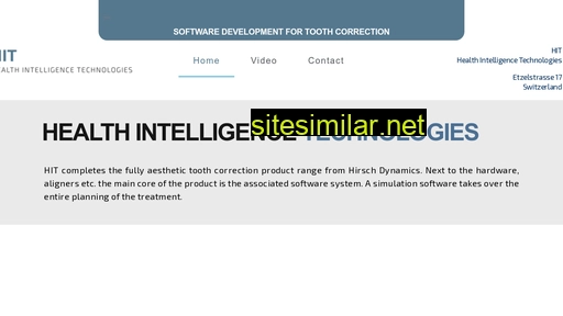 Healthintelligencetechnologies similar sites