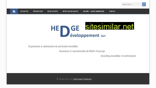hedge-developpement.ch alternative sites
