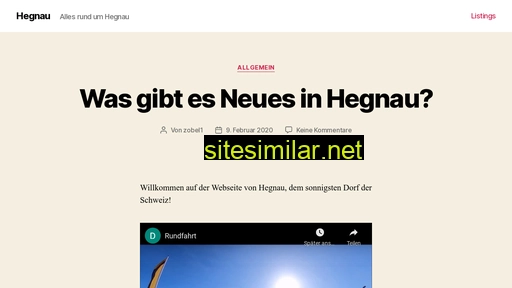 hegnau.ch alternative sites