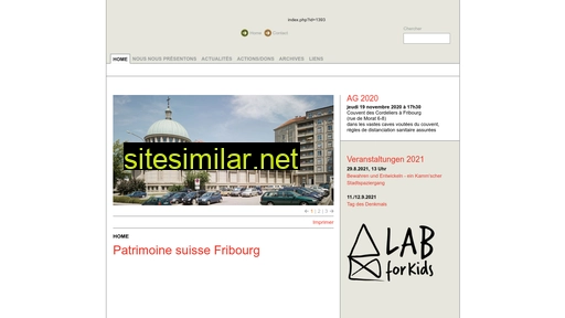 heimatschutz-fr.ch alternative sites